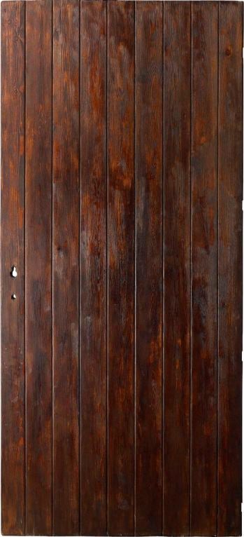 Portera- 18th Century Antique Spanish Door With Iron Clavos