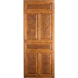 Portera-19th Century Antique Spanish Door with engraved settings Portera-19th Century Antique Spanish Door with engraved settings