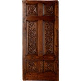 Portera- Antique Spanish Door WIth Carved Settings