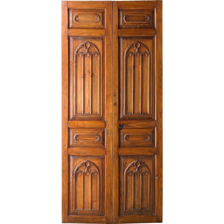 Portera-18th Century Antique Spanish Double Door For Sale
