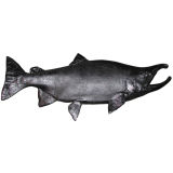 life-size sockeye salmon