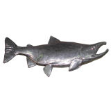 life-size sockeye salmon
