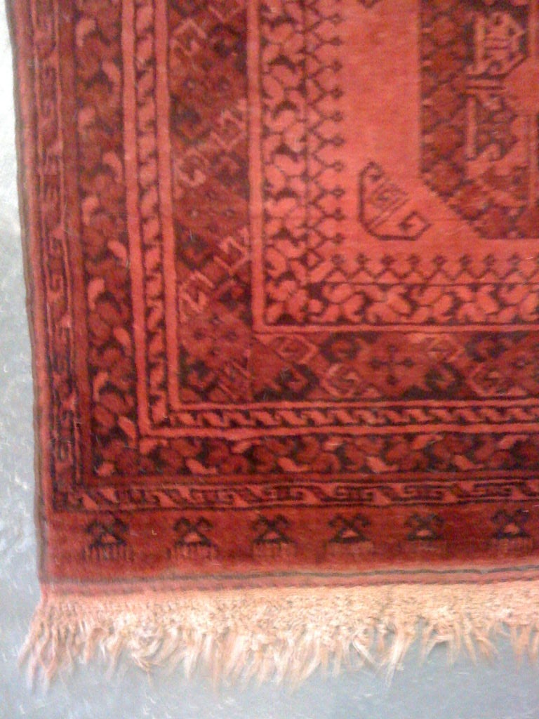 turkoman tribal rug