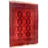 Vintage turkoman tribal rug