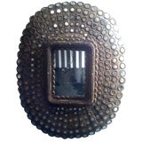 golden peacock mirror