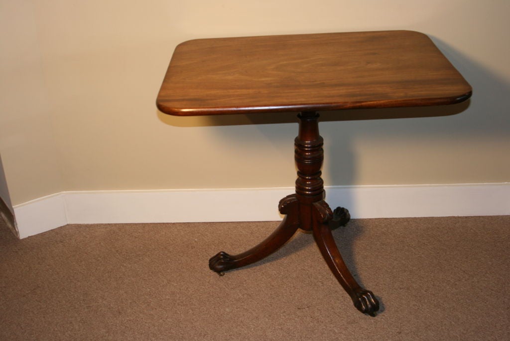 Mahogany Tilt-top Table