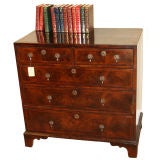 English Late Georgian Burl Walnut Chest