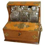 Used English Victorian Tantalus