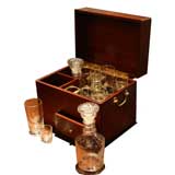 Antique Gentleman's Portable Liquor Box