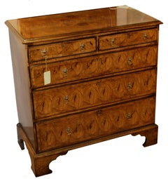 Oyster Veneer Chest of Drawers.