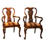 Pair Queen Anne style Chairs.