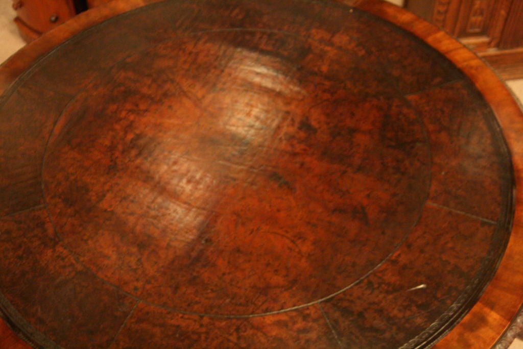 English Round Library/Center Table