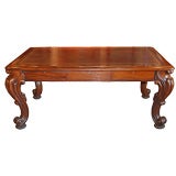 Dramatic Solid Mahogany Library/Conference Table. Dramatic Solid Mahogany Library/Conference Table.