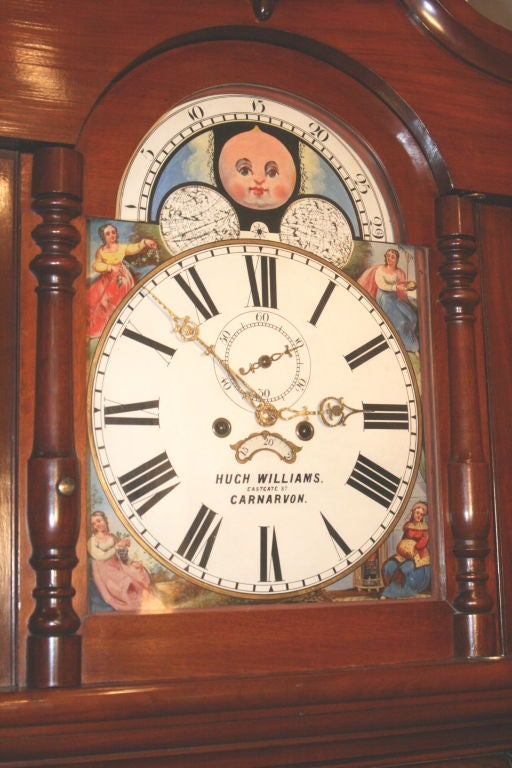 Welsh Mahogany Longcase Clock