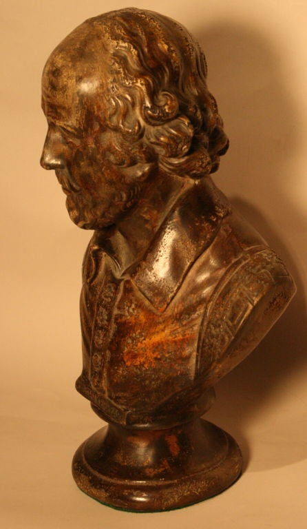 Bust of Shakespeare In Excellent Condition In Roswell, GA