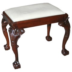 Chippendale style Mahogany Stool