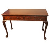 Chippendale style writing table/console