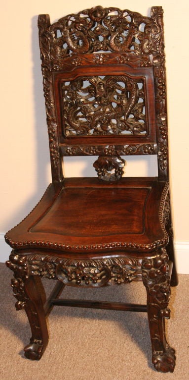 Chinese Desk & Chair Set 5