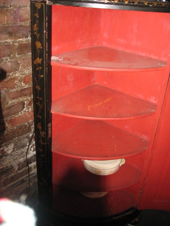 Corner  Chinoiserie Cabinet