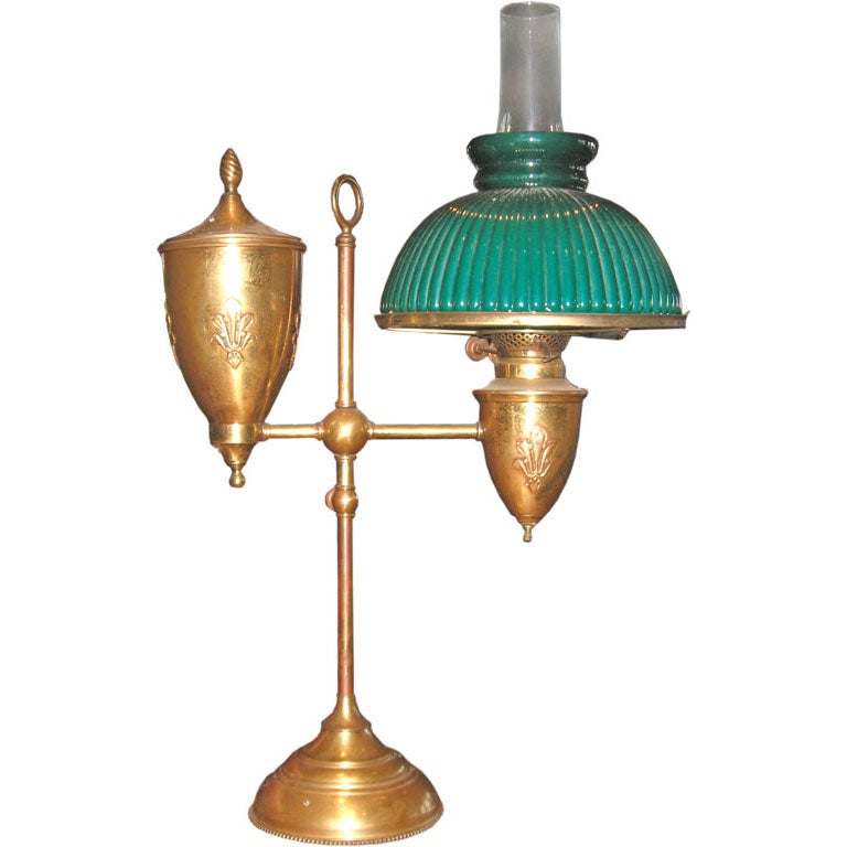 bradley and hubbard oil lamp