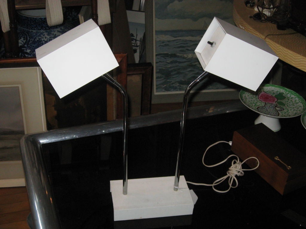 Midcentury  Partners Desk /Table  Lamp by George Kovacs