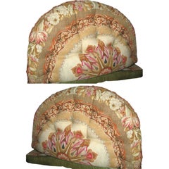 57" Pr.di Art Deco  Cuscini/Pozzi Aubusson con imbottitura in piuma d'oca