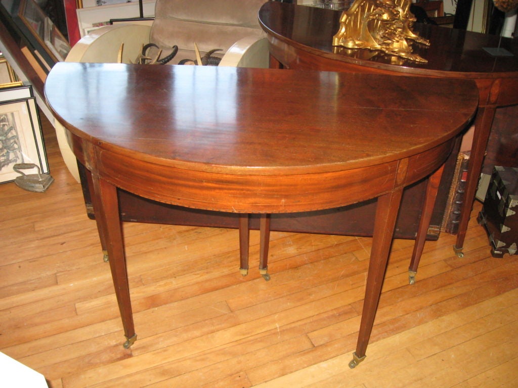 demilune dining table