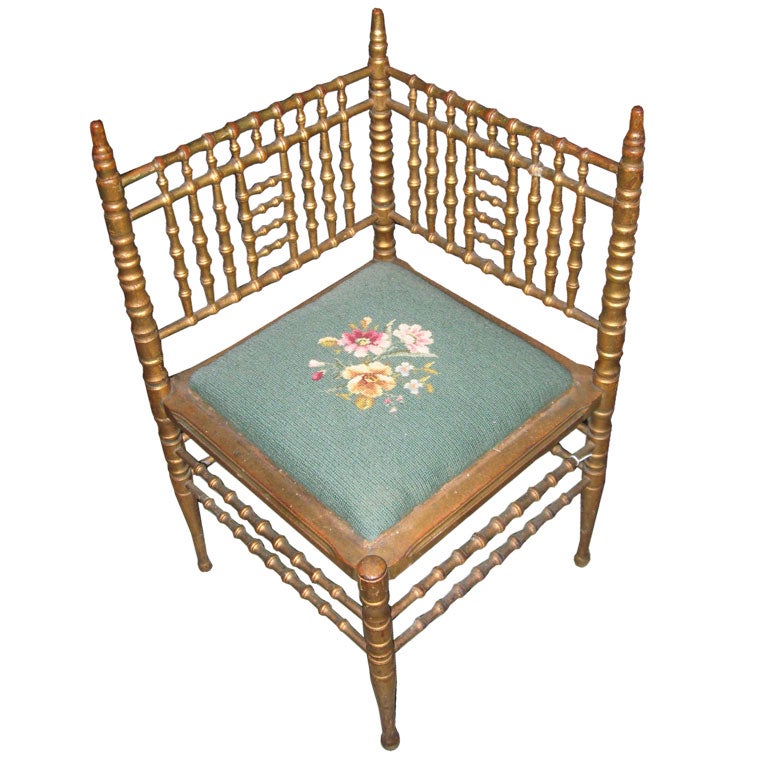 corner chair wood