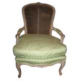 Vintage Louis XV style Down Filled Bergere