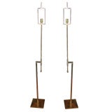Pair of Midcentury Adjustable Lamps by Laurel