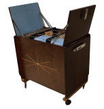 Vintage Bar Cart in Brazilian Rosewood