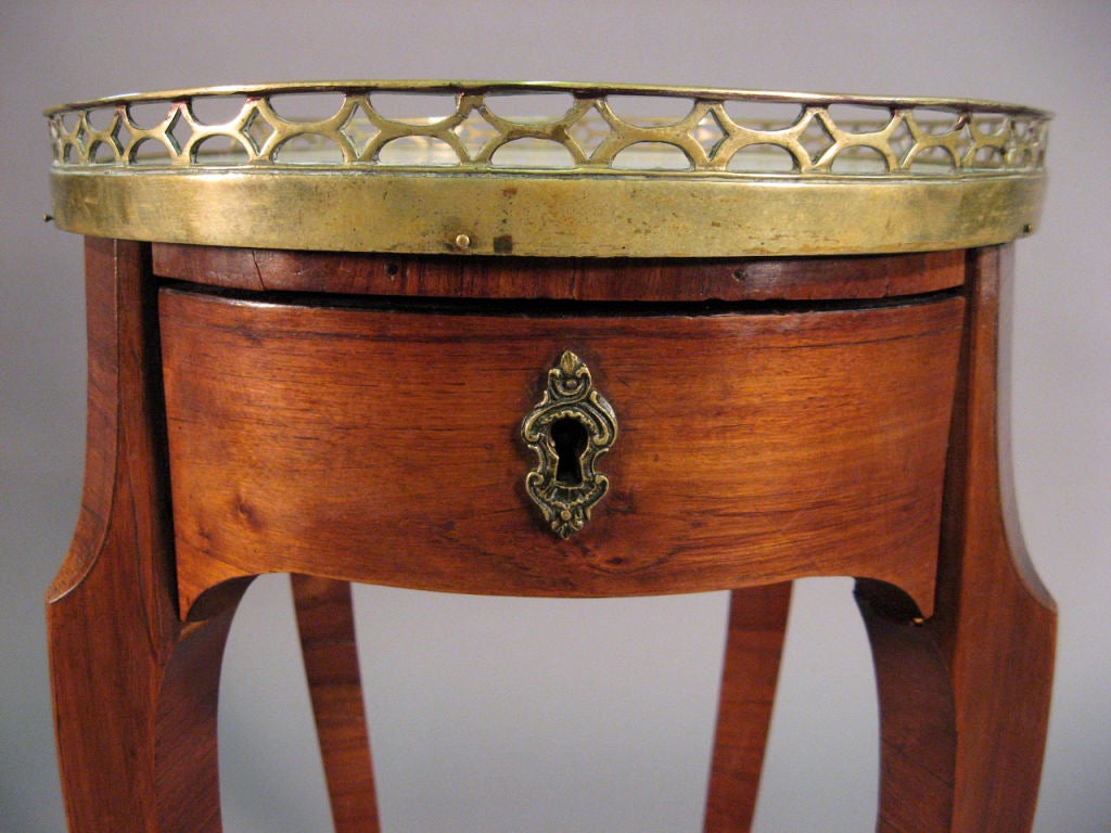 18th Century and Earlier Louis XVI Bronze-mounted Kingwood Table, France c. 1790