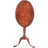 Oval Tilt-top Candlestand in Mahogany, New England, c. 1800