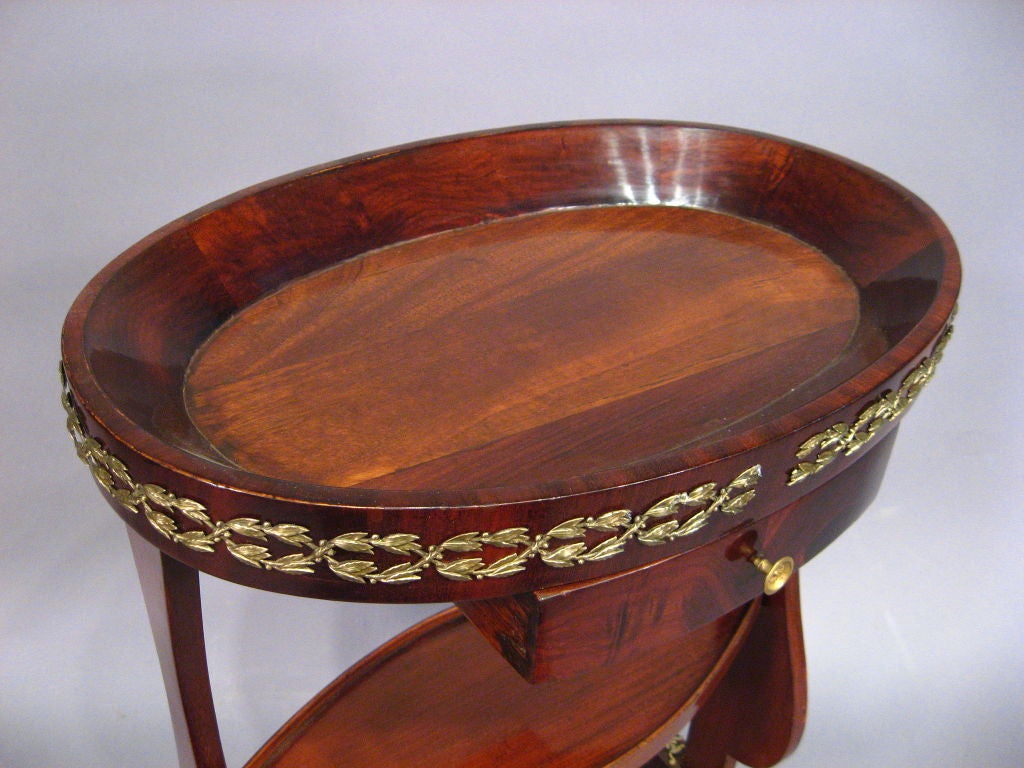 Ormolu-Mounted vide-poche Table in Mahogany, France, c. 1820 2