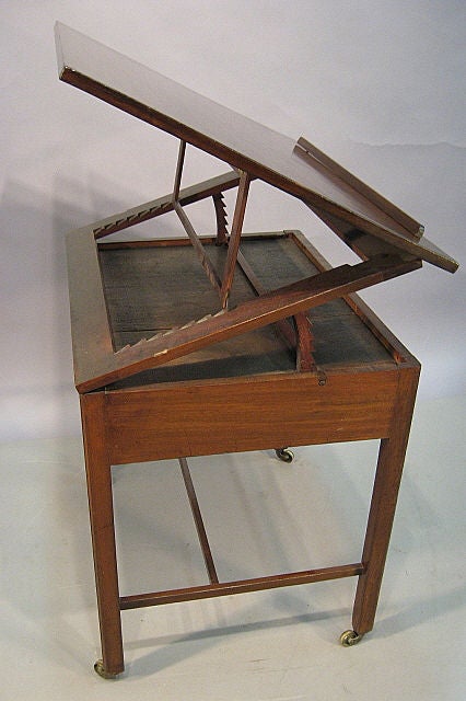 Joinery George III Mahogany Architect's Desk, England, circa 1760