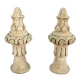 Pair of Stone Finials/Spires, France, 19th Century