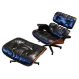 Used Early Eames Rosewood Lounge Chair 
Ottoman