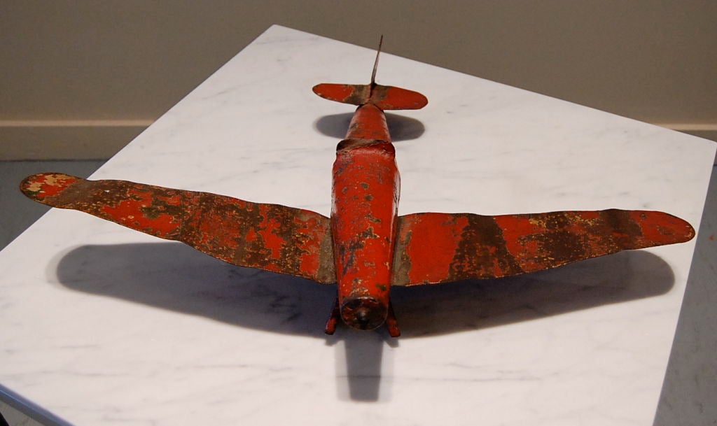 Vintage Metal Airplane Model 1