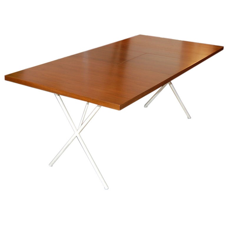 Nelson X Base Dining Table at 1stDibs