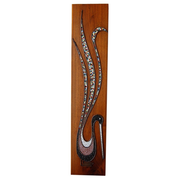 Terrazzo  Exotic Bird Wall Hanging