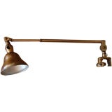 Retro Industrial Clamp Task Lamp