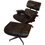 Early Eames Rosewood Lounge & Ottoman