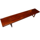 Vintage Modern Long Rosewood Bench