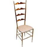 Brass Chiavari High Back Chair