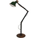 Industrial Folding Floor Lamp