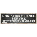 Vintage Old Religious Signage