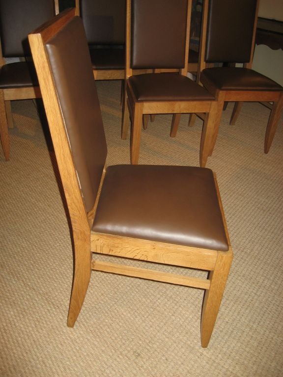 Set of 6 French 40's Dining Chairs