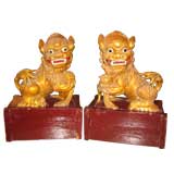 Antique Chinese Foo Dogs