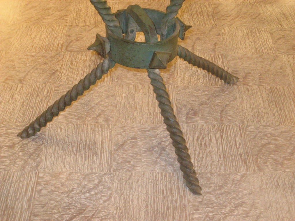 Pair Of Art-Deco Stools In Iron