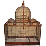 Antique Victorian Birdcage In Mahogany